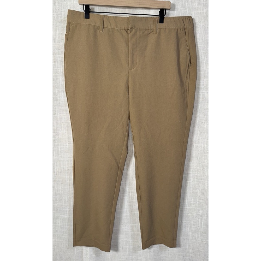 NWT Torrid Studio Women's Relaxed Taper High Rise Pants Sz 14 Camel Brown